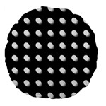 Background Dots Circles Graphic Large 18  Premium Flano Round Cushions