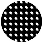 Background Dots Circles Graphic Round Trivet