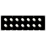 Background Dots Circles Graphic Banner and Sign 12  x 4 