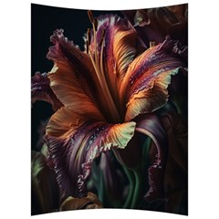 Flower Orange Lilly Back Support Cushion by Ndabl3x