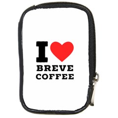 I Love Breve Coffee Compact Camera Leather Case by ilovewhateva
