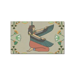 Egyptian Woman Wing Sticker (rectangular) by Wav3s