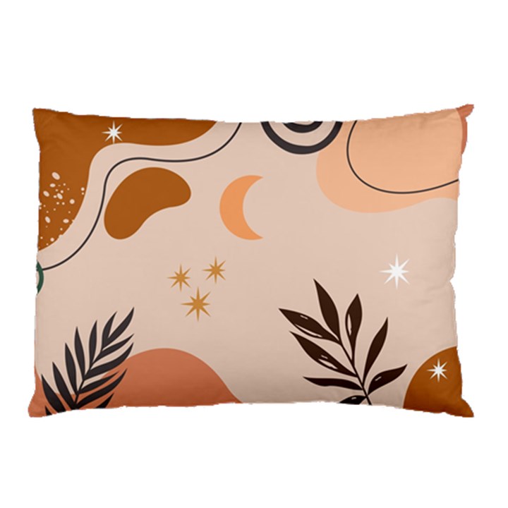 Abstract Art Boho Star Moon Pillow Case (Two Sides)