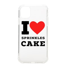 I Love Sprinkles Cake Iphone 11 Tpu Uv Print Case by ilovewhateva
