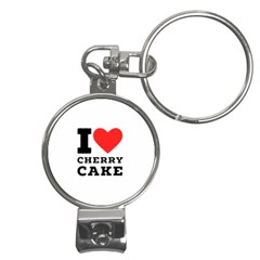 I Love Cherry Cake Nail Clippers Key Chain by ilovewhateva