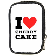 I Love Cherry Cake Compact Camera Leather Case by ilovewhateva