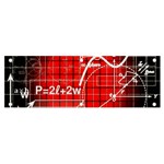 Geometry Mathematics Cube Banner and Sign 6  x 2 