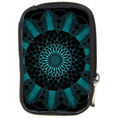 Ornament District Turquoise Compact Camera Leather Case by Ndabl3x