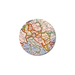 Map Europe Globe Countries States Golf Ball Marker by Ndabl3x