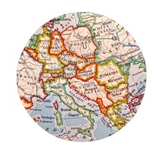 Map Europe Globe Countries States Mini Round Pill Box (pack Of 3) by Ndabl3x