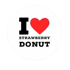 I Love Strawberry Donut Mini Round Pill Box by ilovewhateva