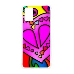 Stained Glass Love Heart Samsung Galaxy S20plus 6 7 Inch Tpu Uv Case by Vaneshart