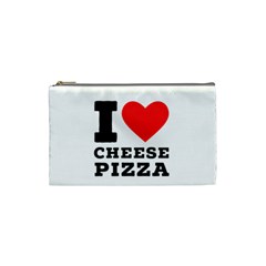 I Love Cheese Pizza Cosmetic Bag (small) by ilovewhateva