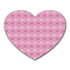 Pattern Print Floral Geometric Heart Mousepad