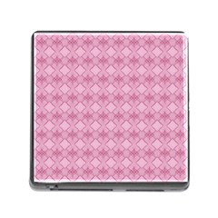 Pattern Print Floral Geometric Memory Card Reader (square 5 Slot)