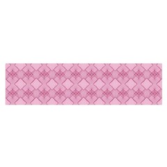 Pattern Print Floral Geometric Oblong Satin Scarf (16  X 60 )