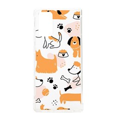 Seamless Pattern Of Cute Dog Puppy Cartoon Funny And Happy Samsung Galaxy Note 20 Tpu Uv Case by Wav3s