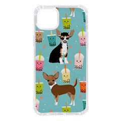 Chihuahua Bubble Kawaii Boba Tea Cute Dog Iphone 14 Plus Tpu Uv Print Case by Wav3s