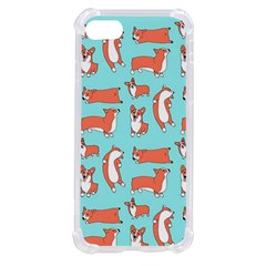 Corgis On Teal Iphone Se by Wav3s