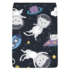 Space Cat Illustration Pattern Astronaut Removable Flap Cover (l) by Wav3s