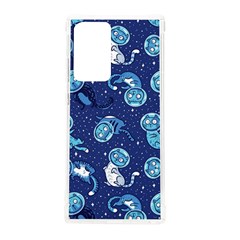 Cat Spacesuit Space Suit Astronaut Pattern Samsung Galaxy Note 20 Ultra Tpu Uv Case by Wav3s