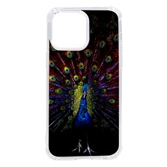 Peacock Feathers Iphone 14 Pro Max Tpu Uv Print Case