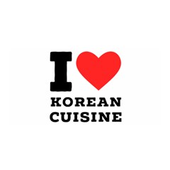 I Love Korean Cuisine Satin Wrap 35  X 70  by ilovewhateva