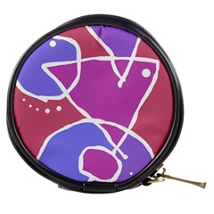 Mazipoodles In The Frame  - Pink Purple Mini Makeup Bag by Mazipoodles
