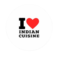 I Love Indian Cuisine Mini Round Pill Box (pack Of 5)