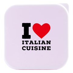 I Love Italian Cuisine Stacked Food Storage Container by ilovewhateva