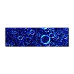 Blue Bubbles Abstract Sticker (Bumper)