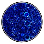 Blue Bubbles Abstract Wireless Fast Charger(Black)