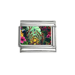 Monkey Tiger Bird Parrot Forest Jungle Style Italian Charm (9mm) by Grandong