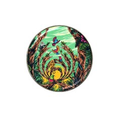 Monkey Tiger Bird Parrot Forest Jungle Style Hat Clip Ball Marker (4 Pack) by Grandong