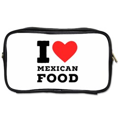 I Love Mexican Food Toiletries Bag (one Side) by ilovewhateva