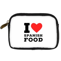 I Love Spanish Food Digital Camera Leather Case by ilovewhateva