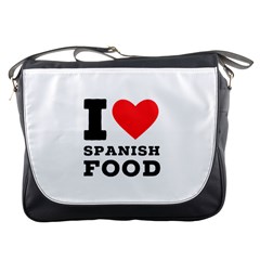 I Love Spanish Food Messenger Bag by ilovewhateva