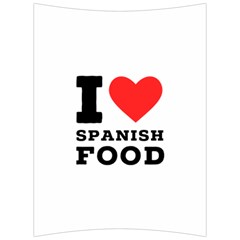 I Love Spanish Food Back Support Cushion by ilovewhateva