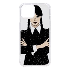 Wednesday Addams Iphone 14 Tpu Uv Print Case by Fundigitalart234