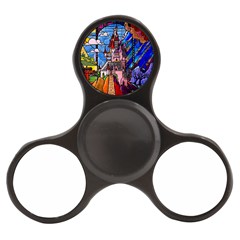 Beauty Stained Glass Castle Building Finger Spinner by Cowasu