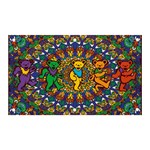 Grateful Dead Pattern Banner and Sign 5  x 3 