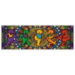 Grateful Dead Pattern Banner and Sign 12  x 4 