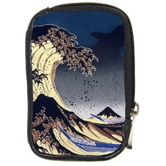 The Great Wave Off Kanagawa Japan Japanese Waves Compact Camera Leather Case by Cowasu