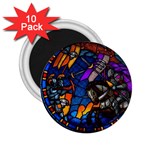 The Game Monster Stained Glass 2.25  Magnets (10 pack) 