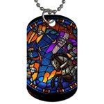 The Game Monster Stained Glass Dog Tag (Two Sides)
