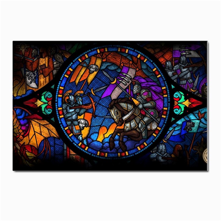 The Game Monster Stained Glass Postcards 5  x 7  (Pkg of 10)