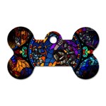 The Game Monster Stained Glass Dog Tag Bone (One Side)
