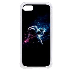 Psychedelic Astronaut Trippy Space Art Iphone Se by Bangk1t