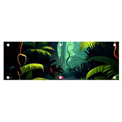 Rainforest Jungle Cartoon Animation Background Banner And Sign 6  X 2  by Ndabl3x