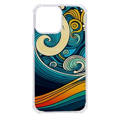 Waves Wave Ocean Sea Abstract Whimsical Abstract Art Iphone 13 Pro Max Tpu Uv Print Case by Ndabl3x